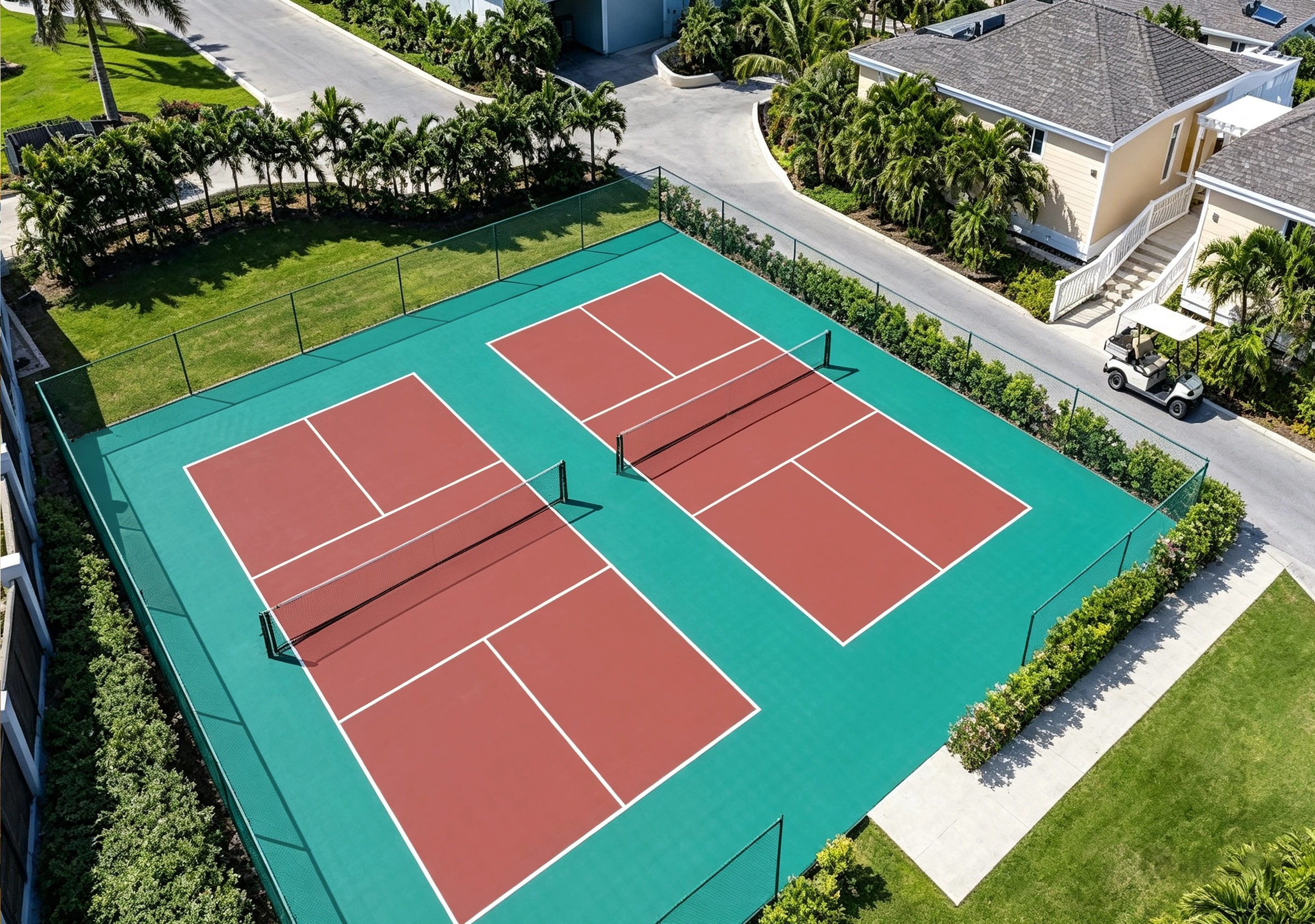 Thi công sân pickleball 8 lớp US OPEN LAYKOLD 2025